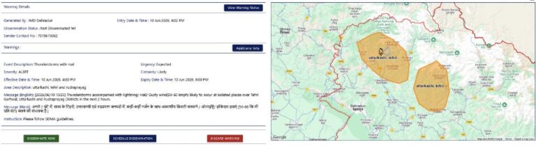 Orange Alert:-मौसम विभाग का रुद्रप्रयाग के लिए ऑरेंज अलर्ट जारी,श्रद्धालुओं दिशा-निर्देशों का पालन करें